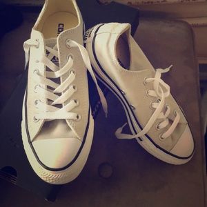 Like new converse chucks pale putty 6.5 (4.5men)
